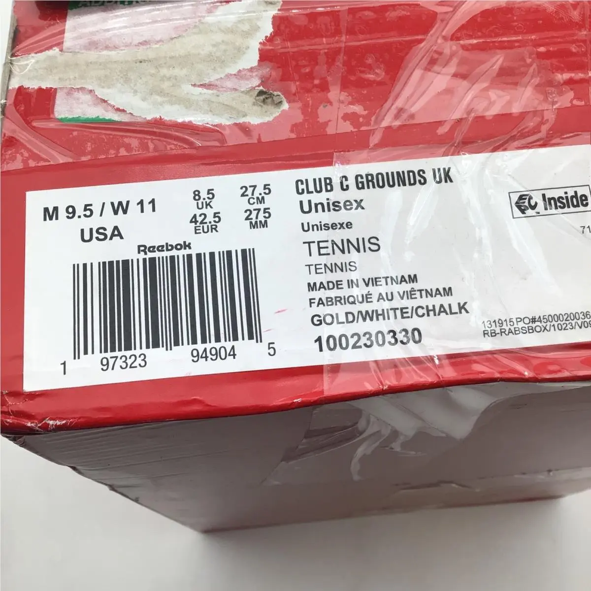 Reebok shoes - Club C Grounds UK - Club Grounds - Gold 5