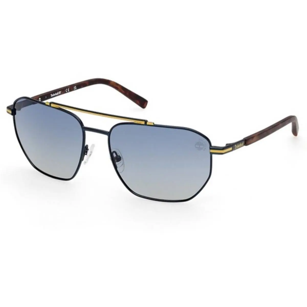 Timberland Men`s Sunglasses Matte Blue Metal Navigator Full Rim TB00038 6091D