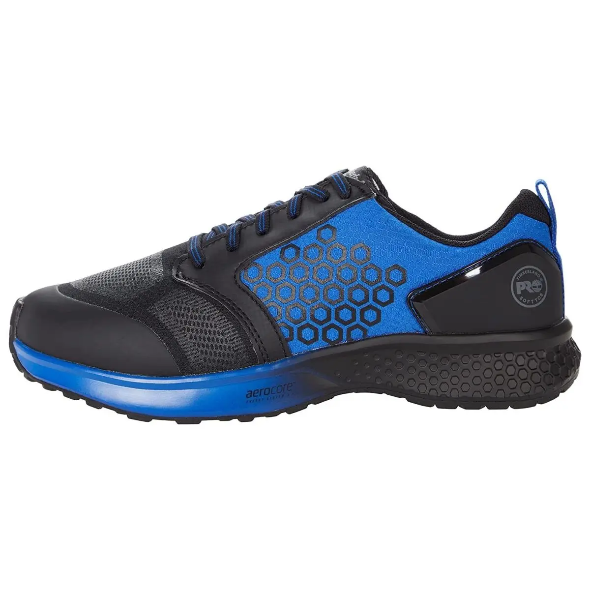 Timberland Pro Day One Reaxion Blue Black Safety Toe Woman Work Sneakers US 8