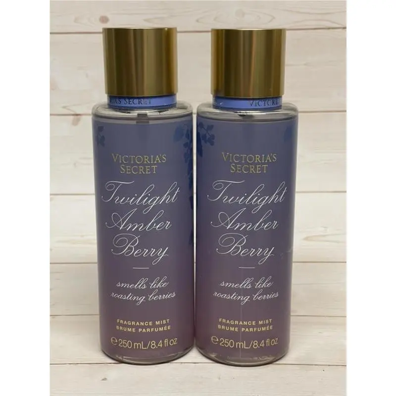 Victoria`s Secret Twilight Amber Berry Fragrance Mist 8.4oz x2