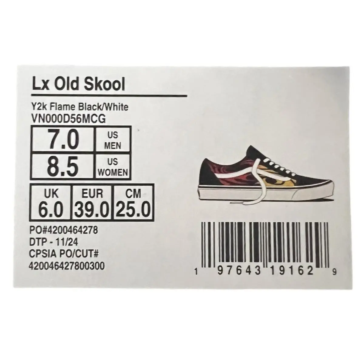 Vans shoes - Premium Flame Old Skool - Premium Flame Old Skool - VN000D56MCG - Black/White 22