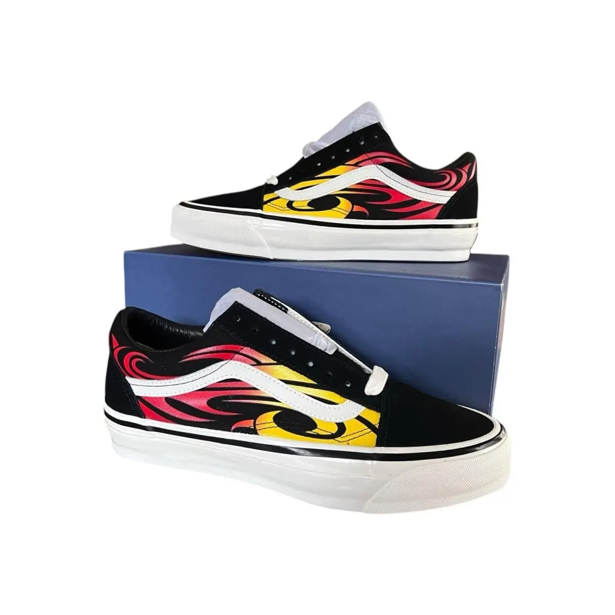 Vans shoes - Premium Flame Old Skool - Premium Flame Old Skool - VN000D56MCG - Black/White 1