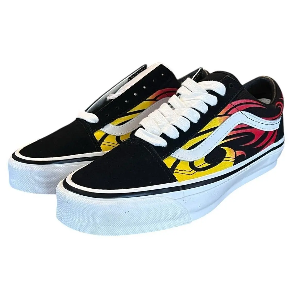 Vans shoes - Premium Flame Old Skool - Premium Flame Old Skool - VN000D56MCG - Black/White 2