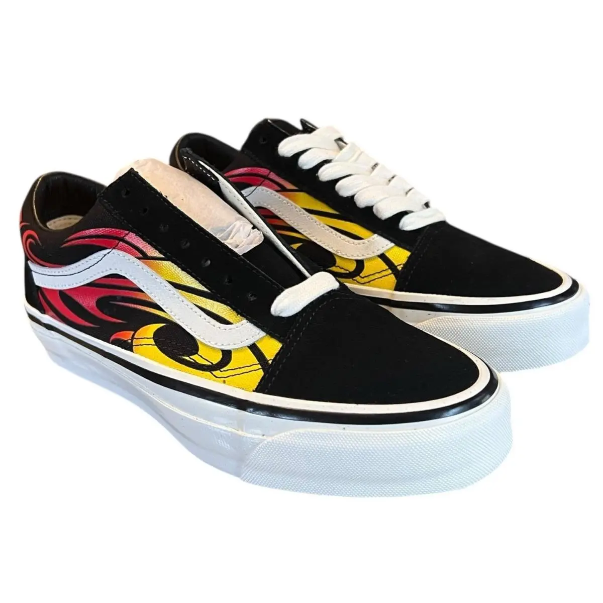 Vans shoes - Premium Flame Old Skool - Premium Flame Old Skool - VN000D56MCG - Black/White 4
