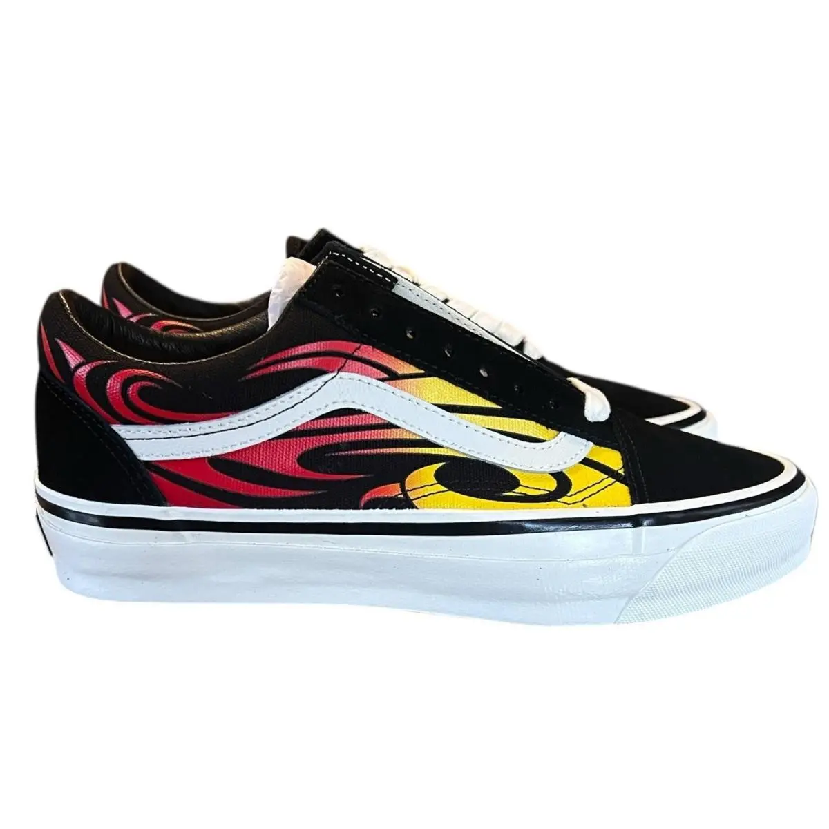 Vans shoes - Premium Flame Old Skool - Premium Flame Old Skool - VN000D56MCG - Black/White 5
