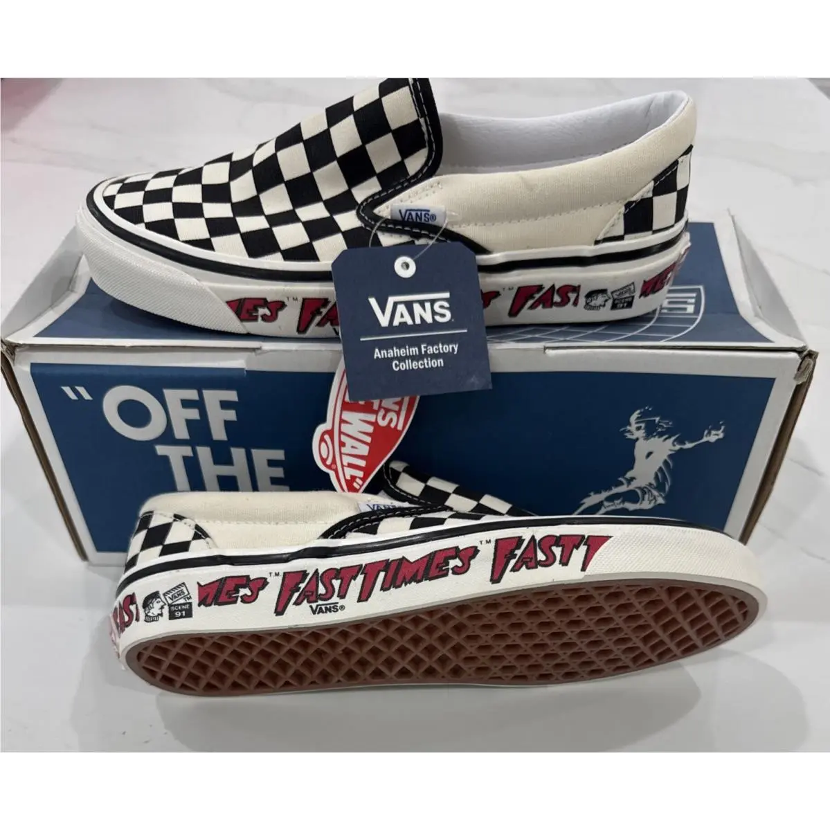 Vans x Fast Times at Ridgemont High - Anaheim Classic Slip On 9 Men’s 5.5