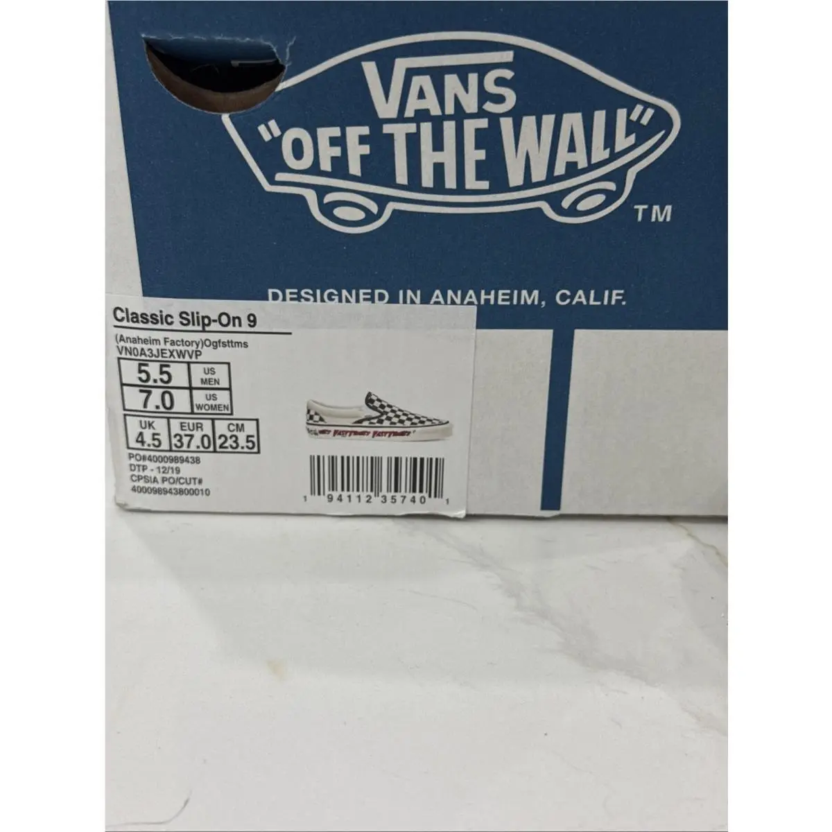 Vans shoes - Classic Slip On - Classic Slip - VN0A4BXLBLA - Black 7