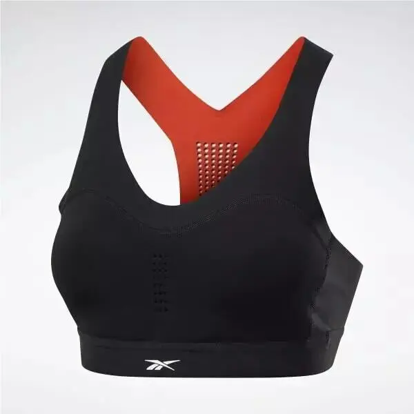 Reebok Black Puremove High Impact Support Sports Bra L32149 Women`s Size Small