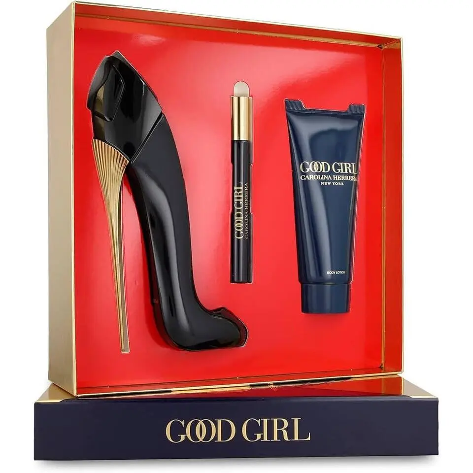 Good Girl Carolina Herrera 3Pcs Set Women 2.7 oz 0.34 oz Edp Spray 3.4 oz BL