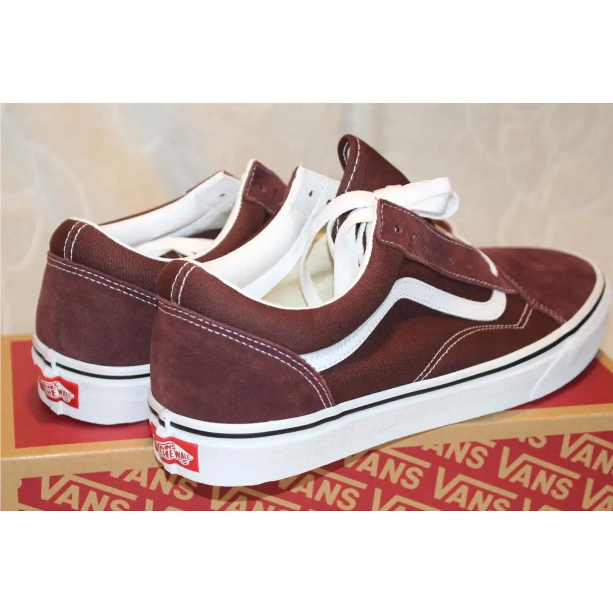 Men`s Vans Old Skool Skate Shoes Color Theory Bitter Choco Men`s 10.5