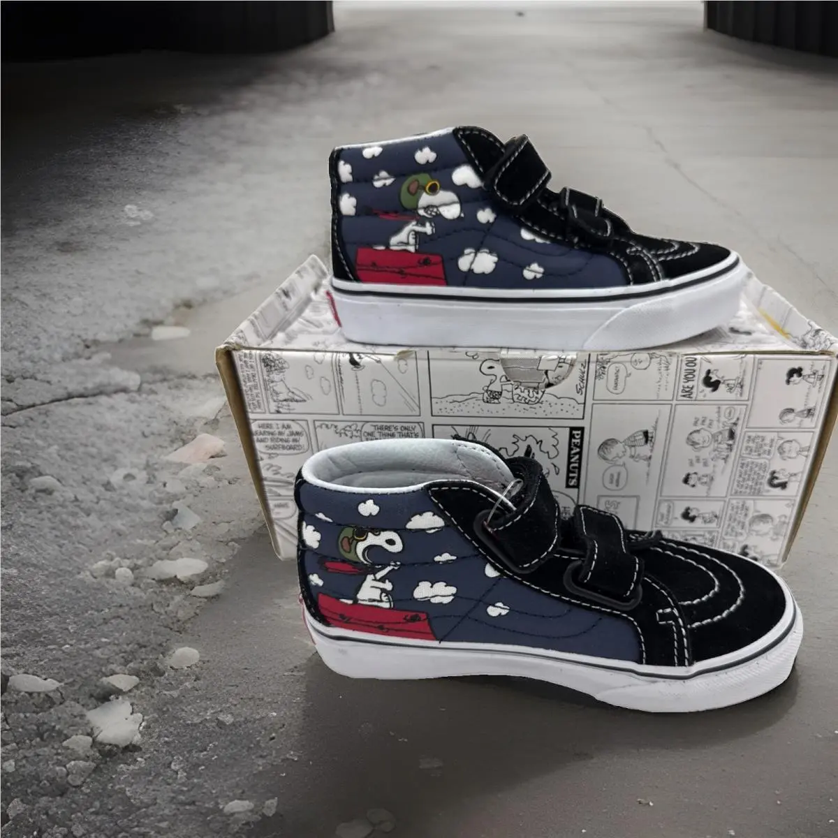 Vans x Peanuts - Flying Ace Sk8-Mid Reissue V Sneakers US Kids Size 11