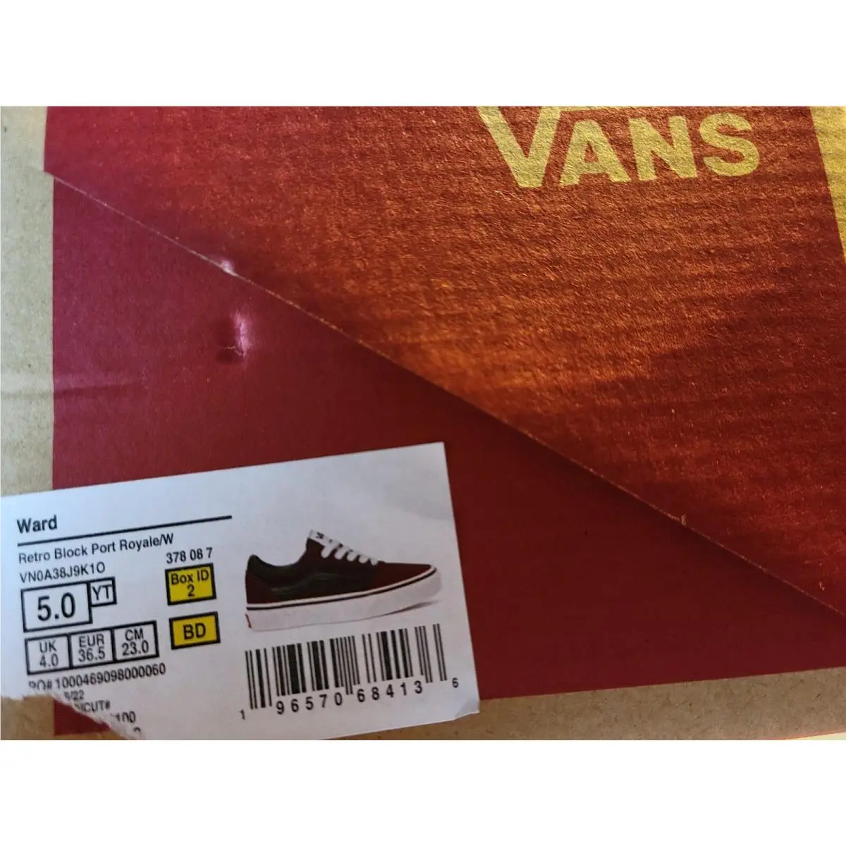 Vans shoes - Vans Ward - Ward - Port Royale/White 5