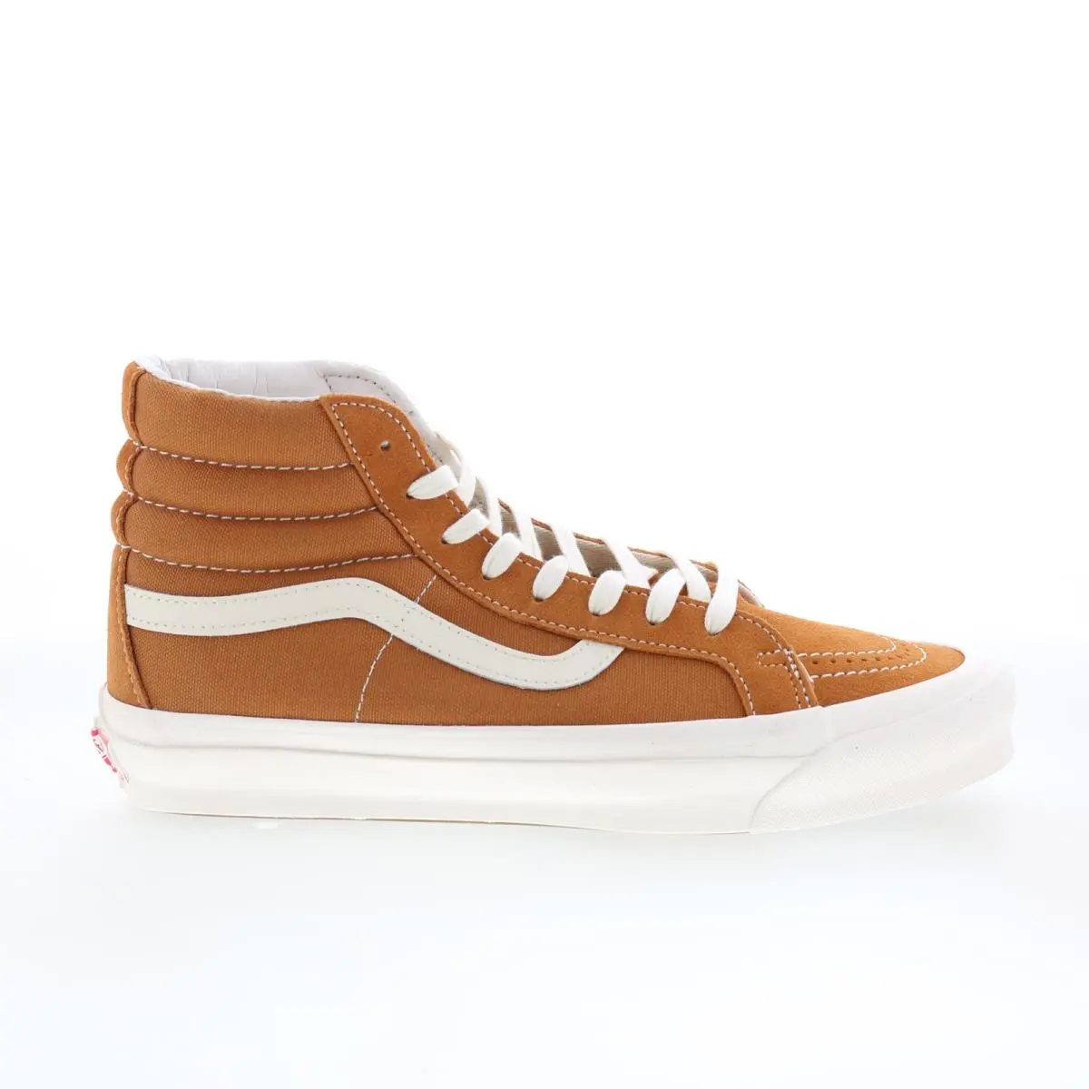 Vans OG Sk8-Hi LX VN0A4BVB20S Mens Orange Skate Inspired Sneakers Shoes 10