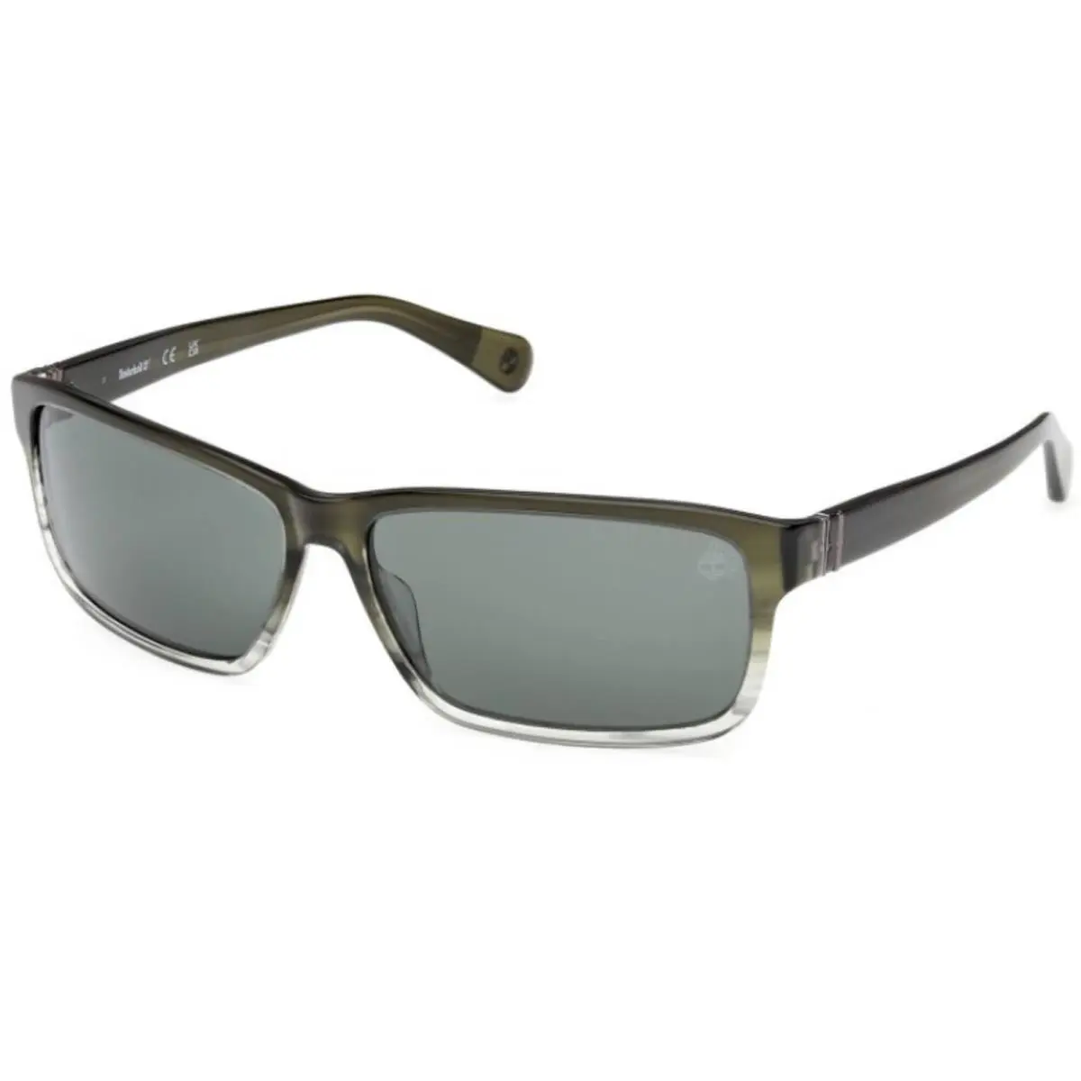 Timberland Men`s Sunglasses Dark Green/other Rectangular Frame TB00053 6798R