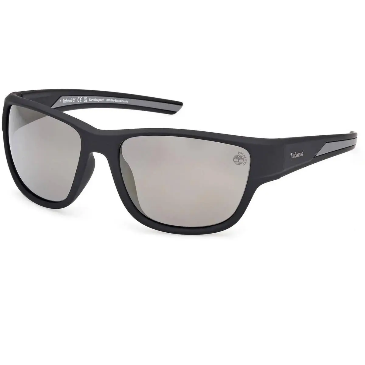 Timberland Men`s Sunglasses Matte Black Injected Plastic Square TB00023 6002D