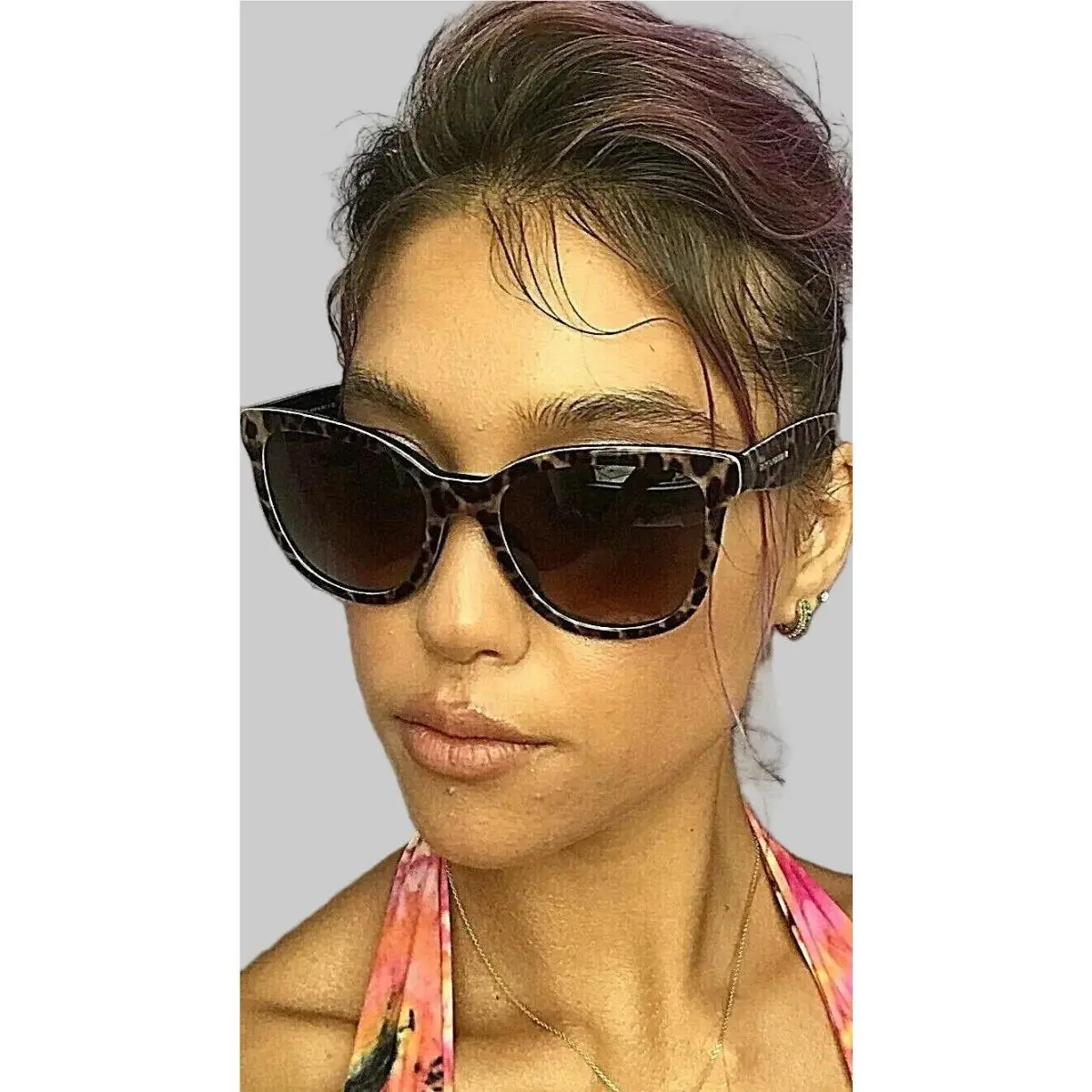 Dolce Dolce & Gabbana DG 4190A1995 Gabbana DG 4190A1995/13 Cat Eye Leopard Retro Women`s Sunglasses Iii