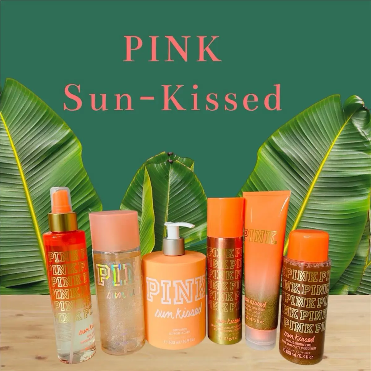 Victoria`s Secret Pink Sun Kissed Rare Set All Dead Stock