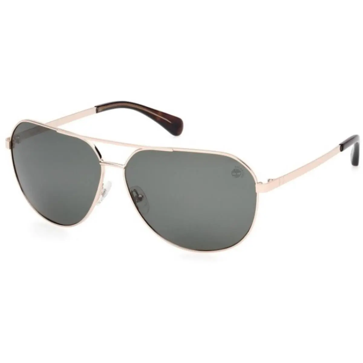 Timberland Men`s Sunglasses Gold Metal Navigator Full Rim Frame TB00029 6532R