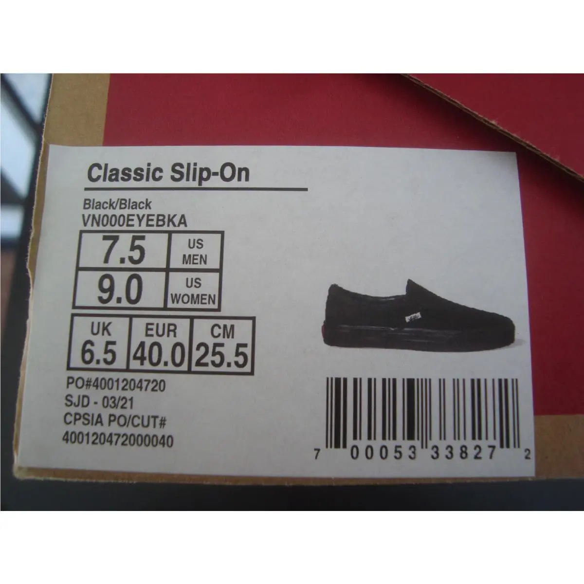Vans shoes - VANS Classics - Classics - Black 1