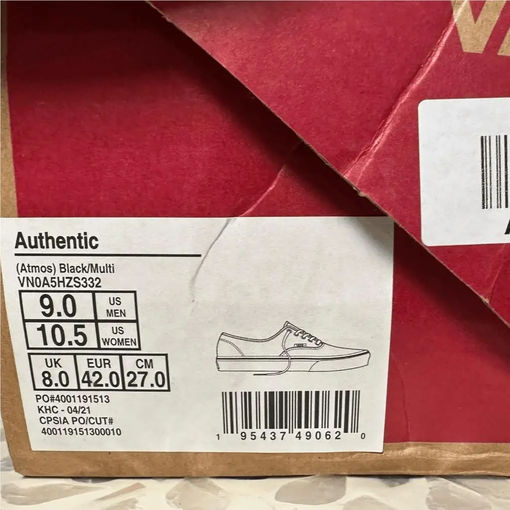 Vans shoes - Vans x atmos Authentic 