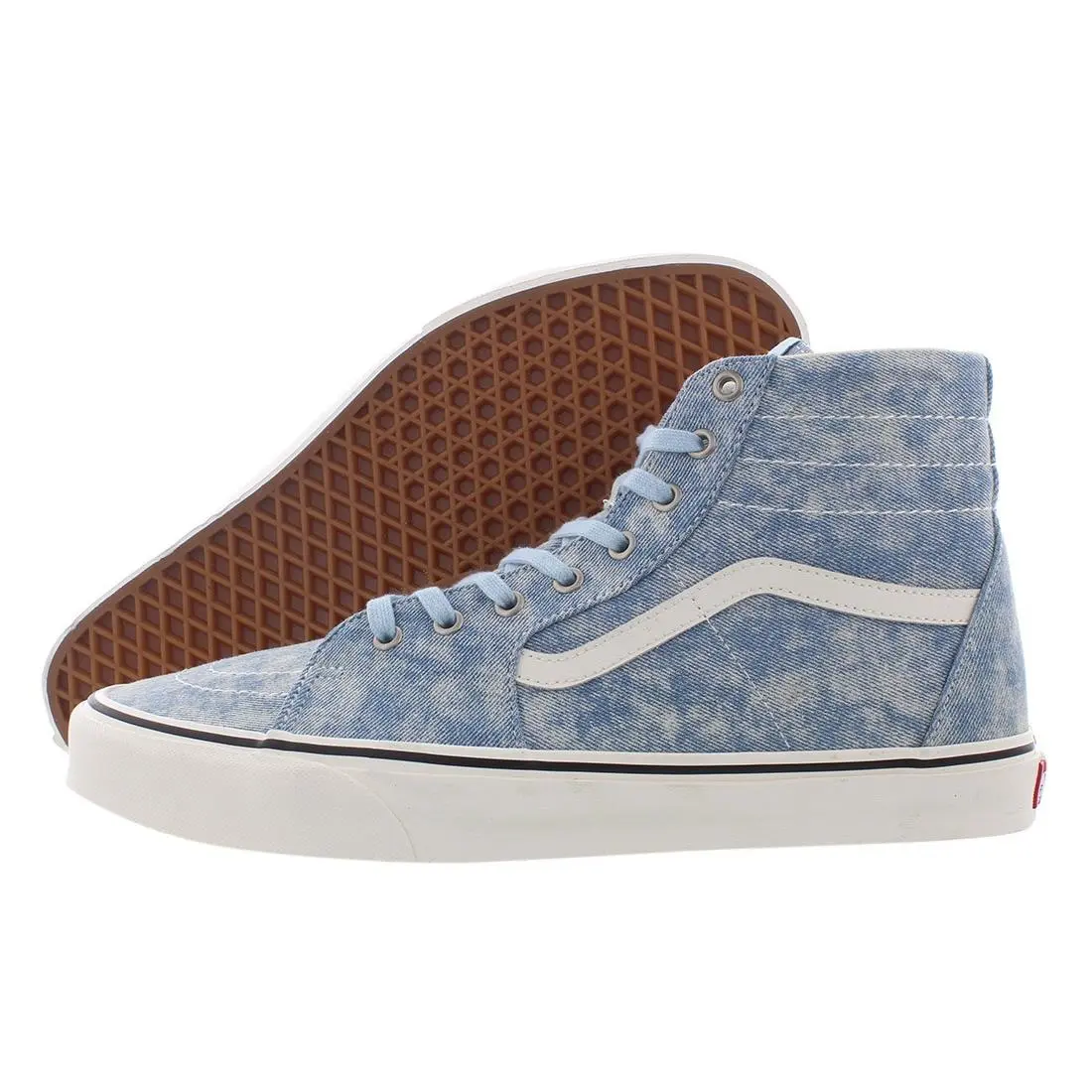 Vans Sk8-Hi Tapered Mens Shoes Size 8 Color: Denim Destroy/winter