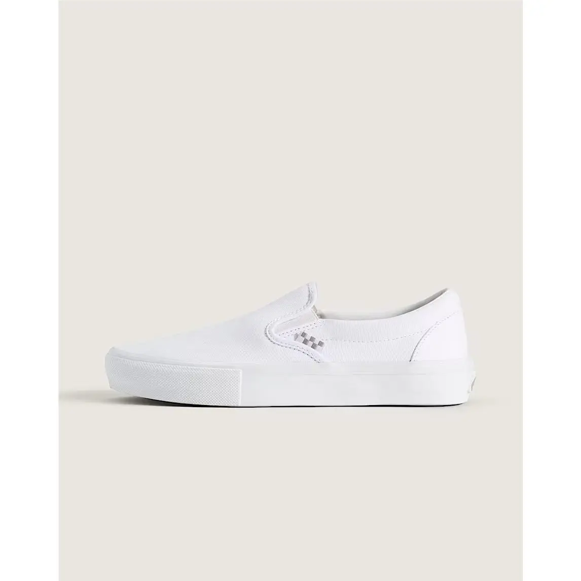 Vans Skate Slip-on Shoe VN0A5FCAW00 in True White Men`s Size 13