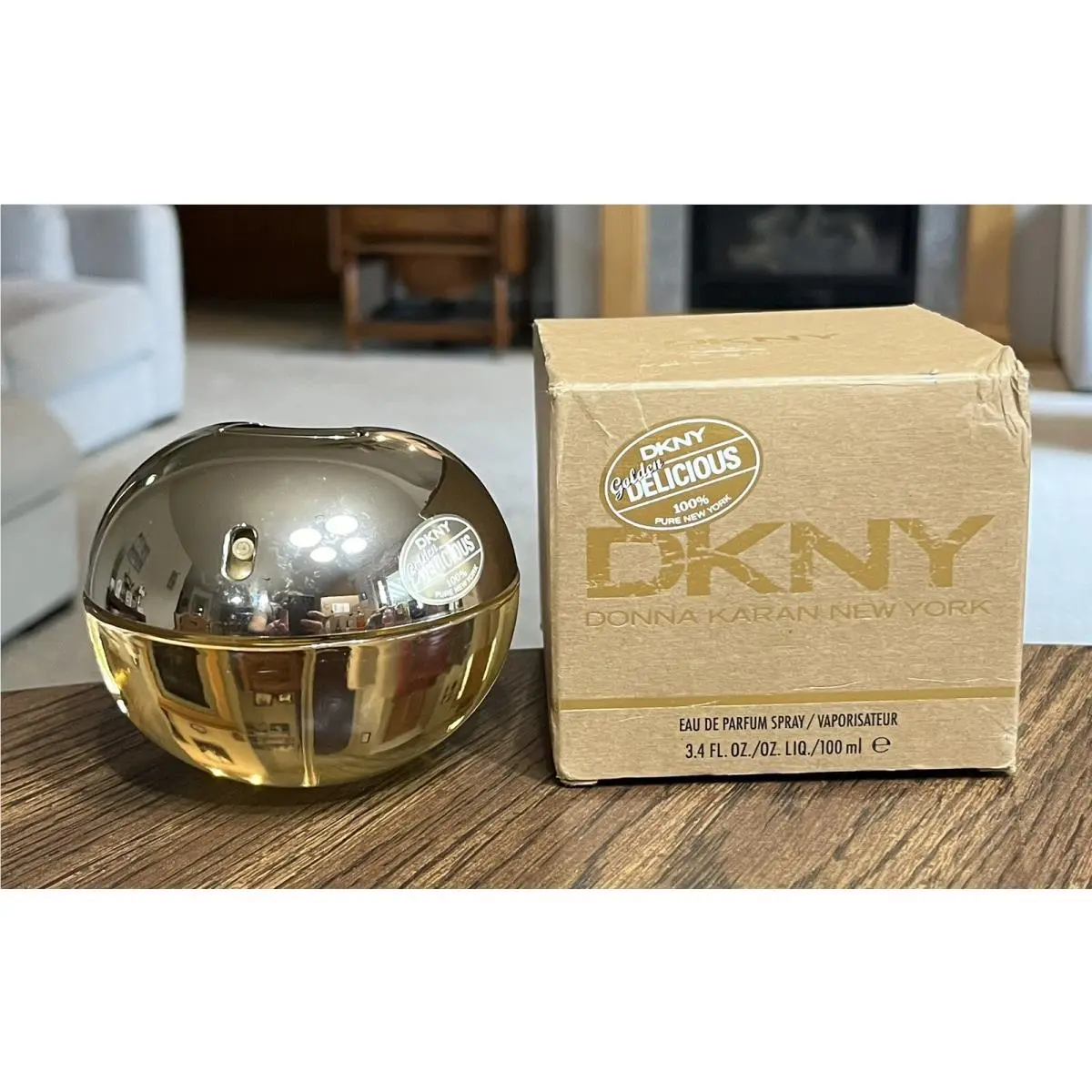 Dkny Golden Delicious By Donna Karan 3.4oz/100ml Eau De Parfum Womens Perfume