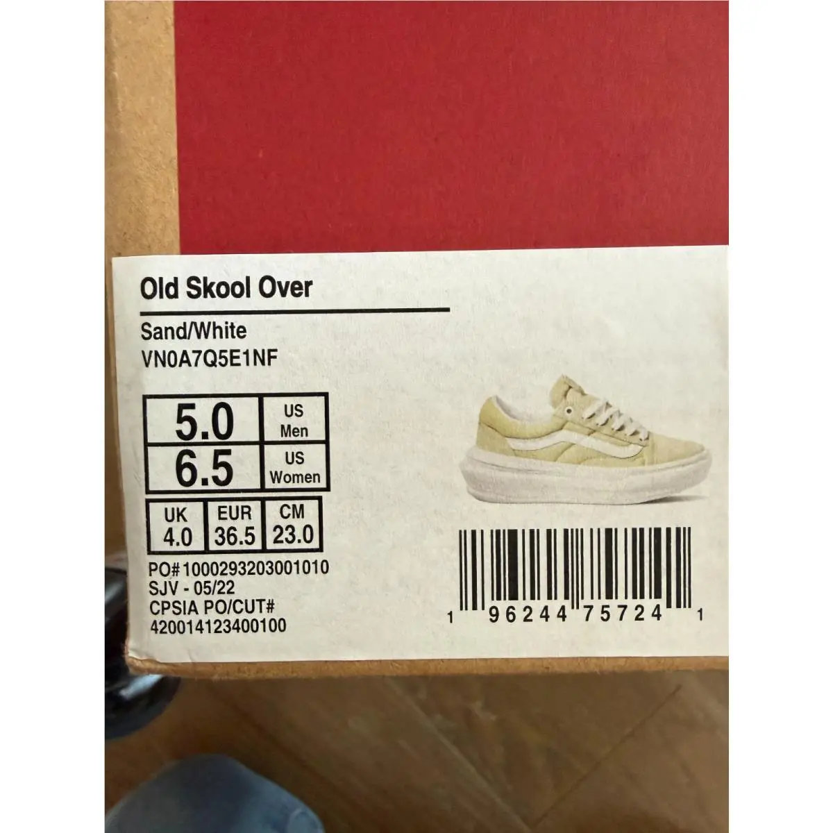Vans shoes - VANS Old Skool - Old Skool - VN0A7Q5E1NF - Beige 4