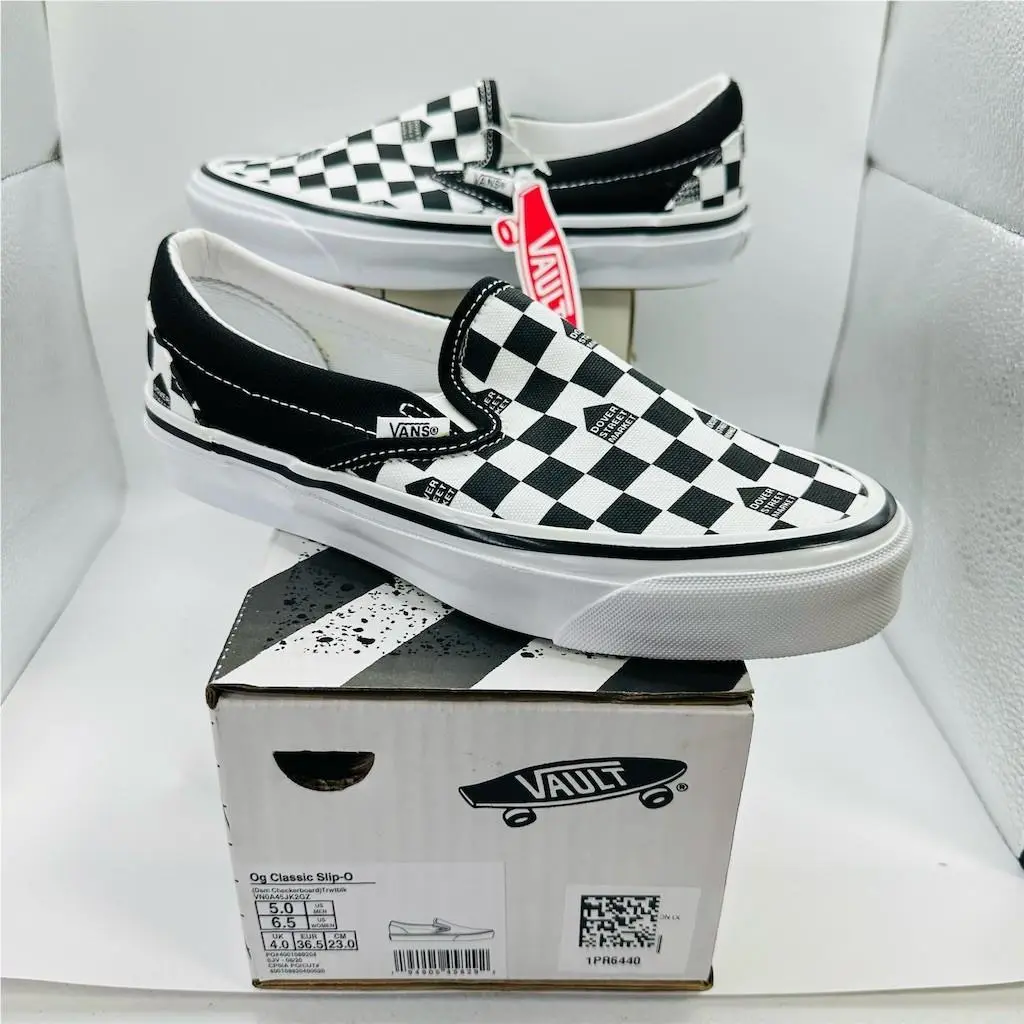 Vans Vault OG Classic Slip-on Checkerboard Dover Street Market Size 5M / 6.5W
