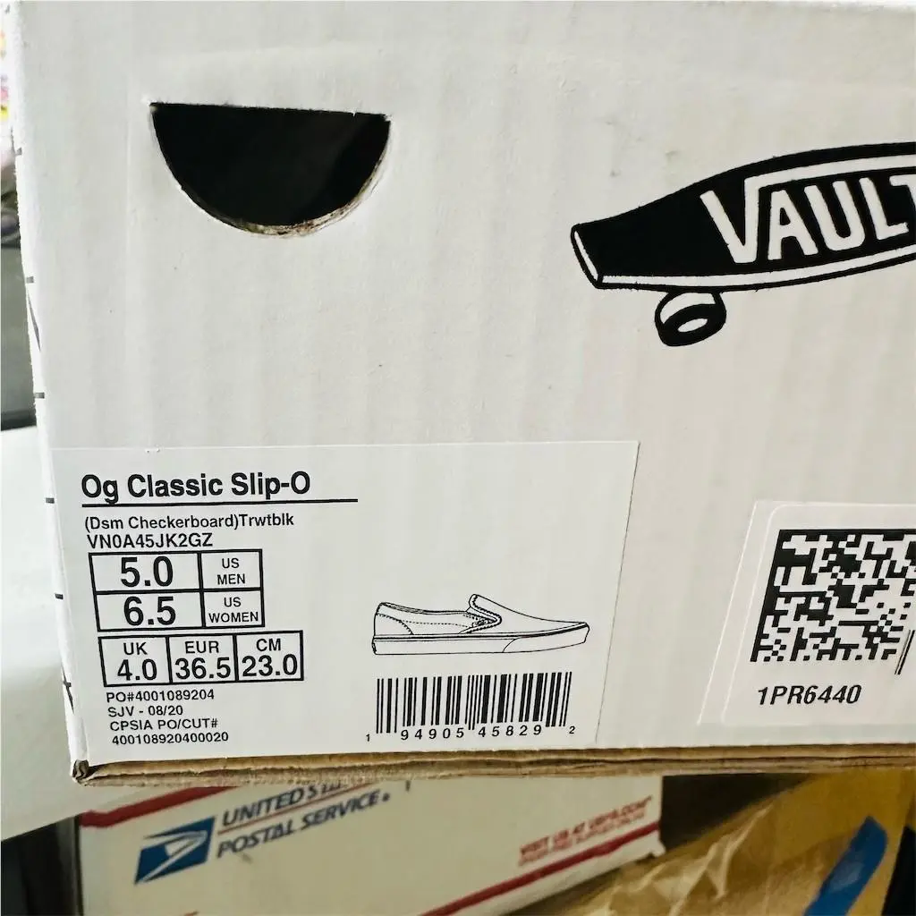 Vans shoes - OG Classic Slip-On - Classic - Black 5