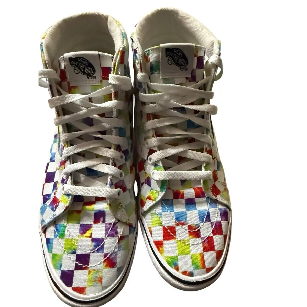 Size 9.5 - Vans Sk8 Checkerboard Print