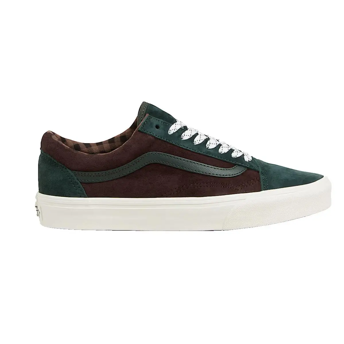 Vans Old Skool Pig Suede Lace-up Skate Sneakers Shoes Green Men`s 7.5 Women`s 9