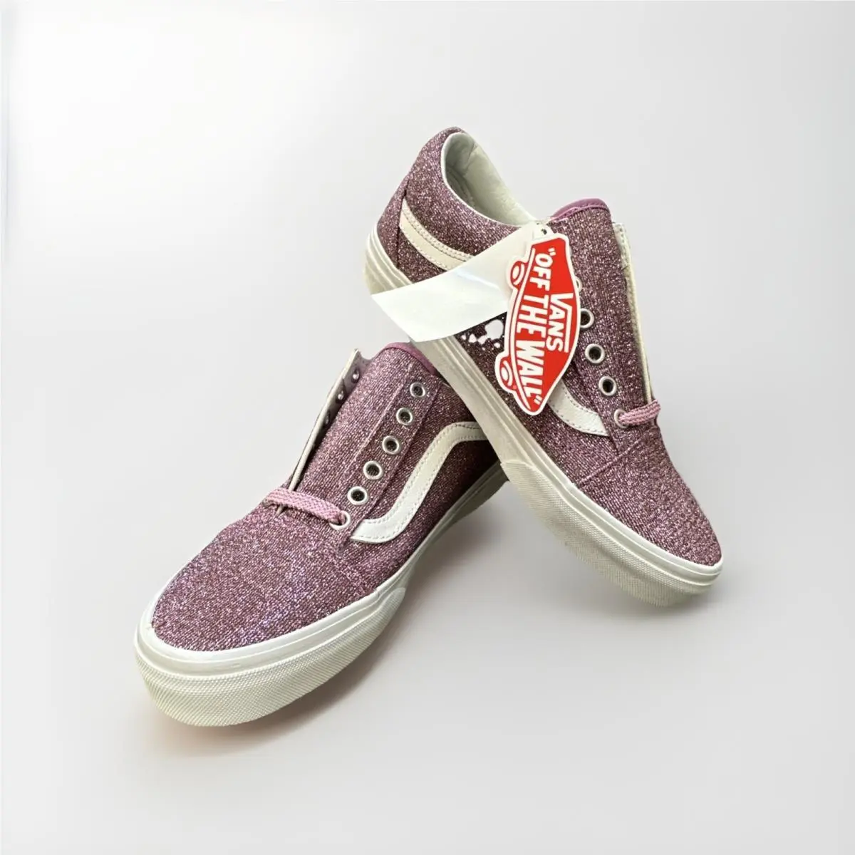 Vans Old Skool Lurex Glitter Pink Women’s 7.5 / Men’s 6 w/ Box