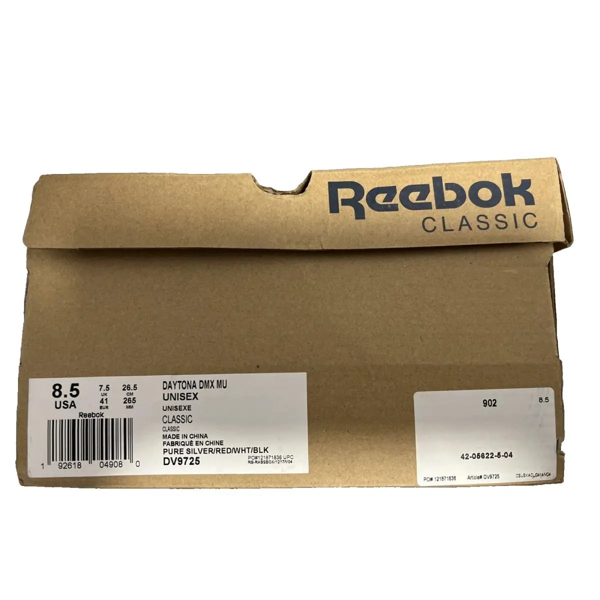 Reebok shoes - DMX MU Unisex Classic - DMX Unisex Classic - Silver, Hot Pink & Blue 3
