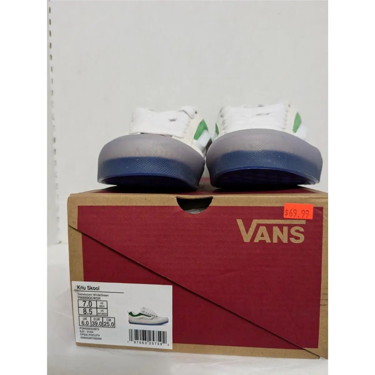 Vans shoes - VANS Off The Wall - Off The Wall - VN0009QCWGR - White (UPC: 197063257523) 13