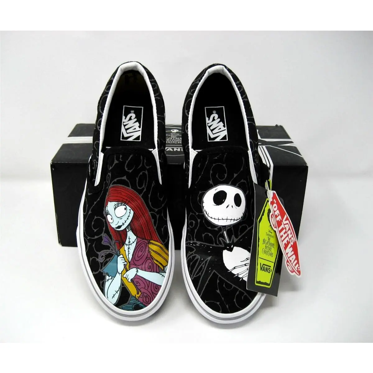 Vans Nightmare Before Christmas Jack Sally Slip On Shoes Women`s 5.5 Men`s 4