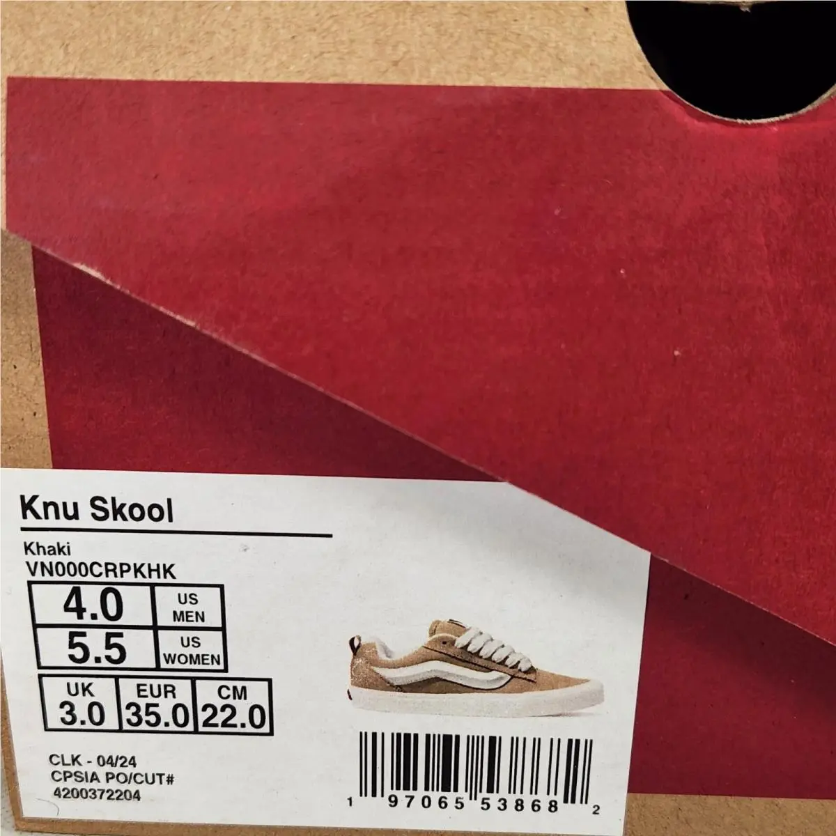 Vans shoes - VANS Knu Skool - Knu Skool - Beige 6