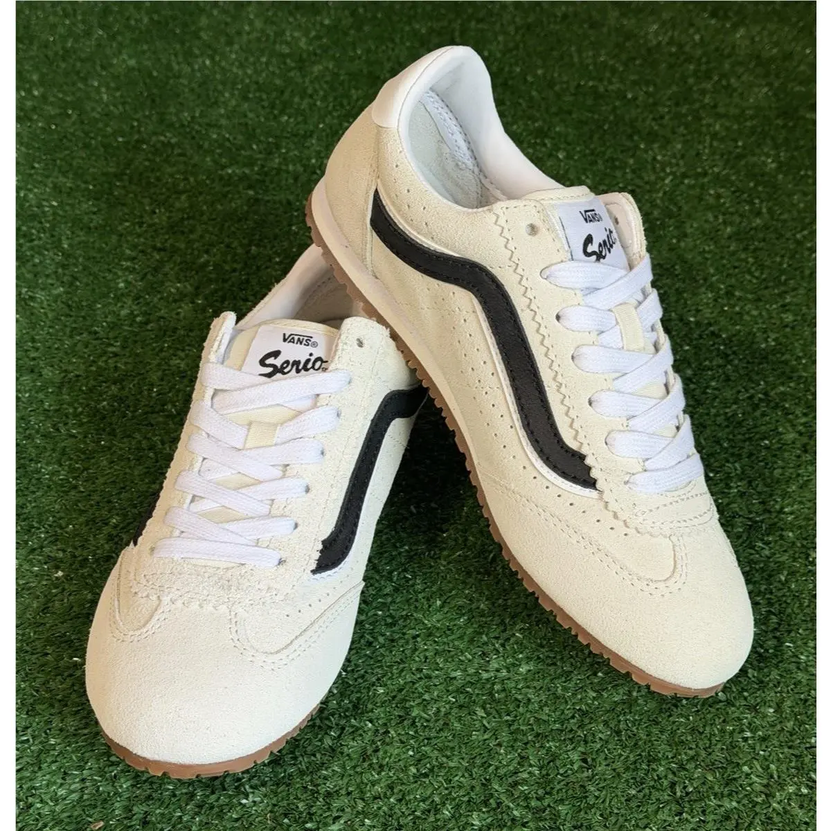 Vans Super Lowpro Serio Shoes Marshmallow Women`s Size 5.5 or Men`s Size 4