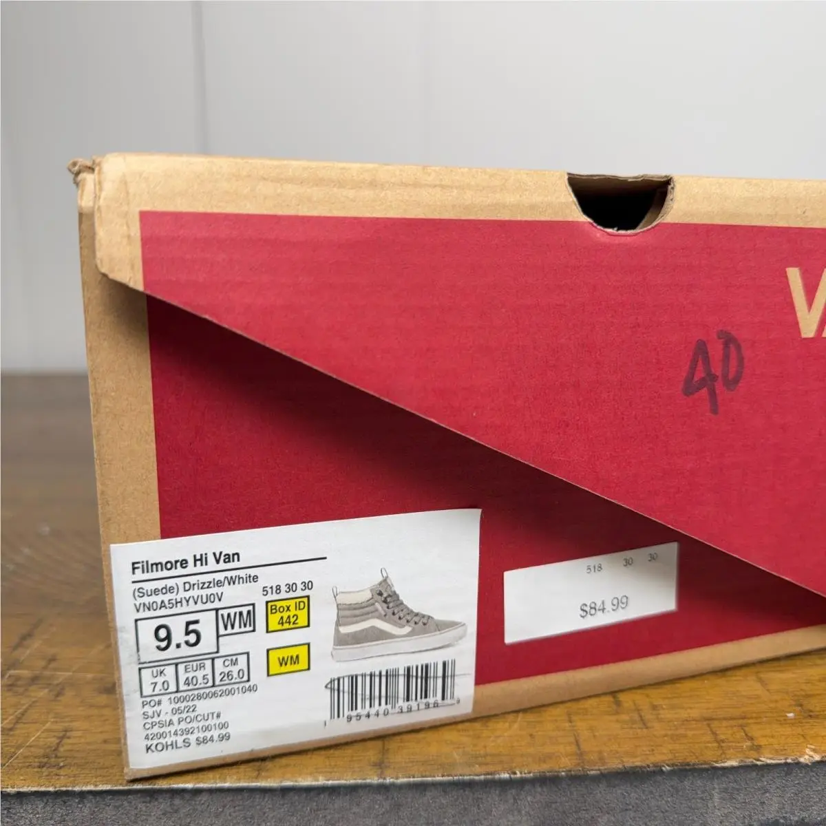 Vans shoes - VANS Filmore - Filmore - VN0A5HYVU0V - Gray 12