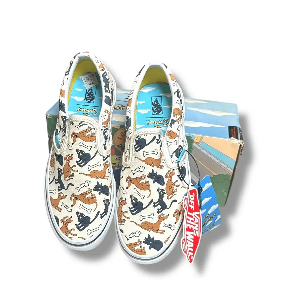 Vans shoes - Vans × Simpsons Family Pets Slip‑Ons - Multicolor, Exterior: Multicolor 1