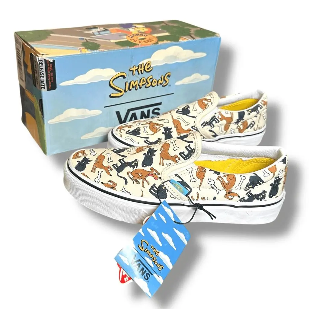 Vans shoes - Vans × Simpsons Family Pets Slip‑Ons - Multicolor, Exterior: Multicolor 4