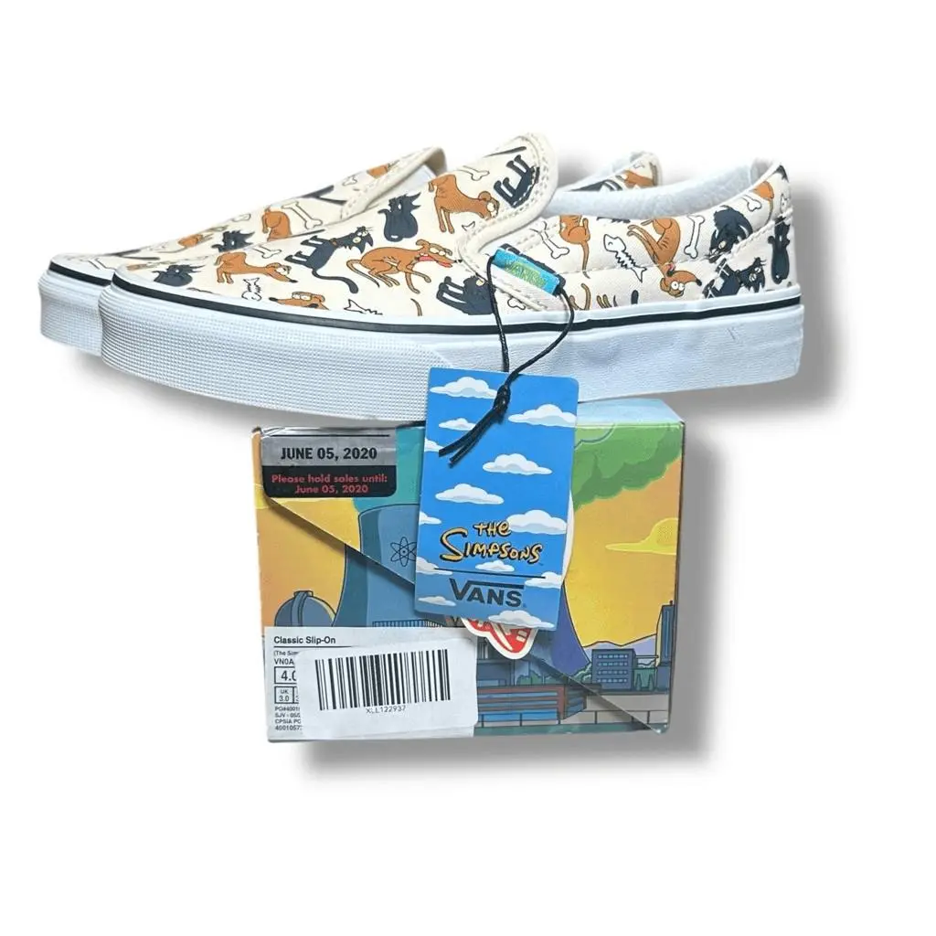 Vans shoes - Vans × Simpsons Family Pets Slip‑Ons - Multicolor, Exterior: Multicolor 5