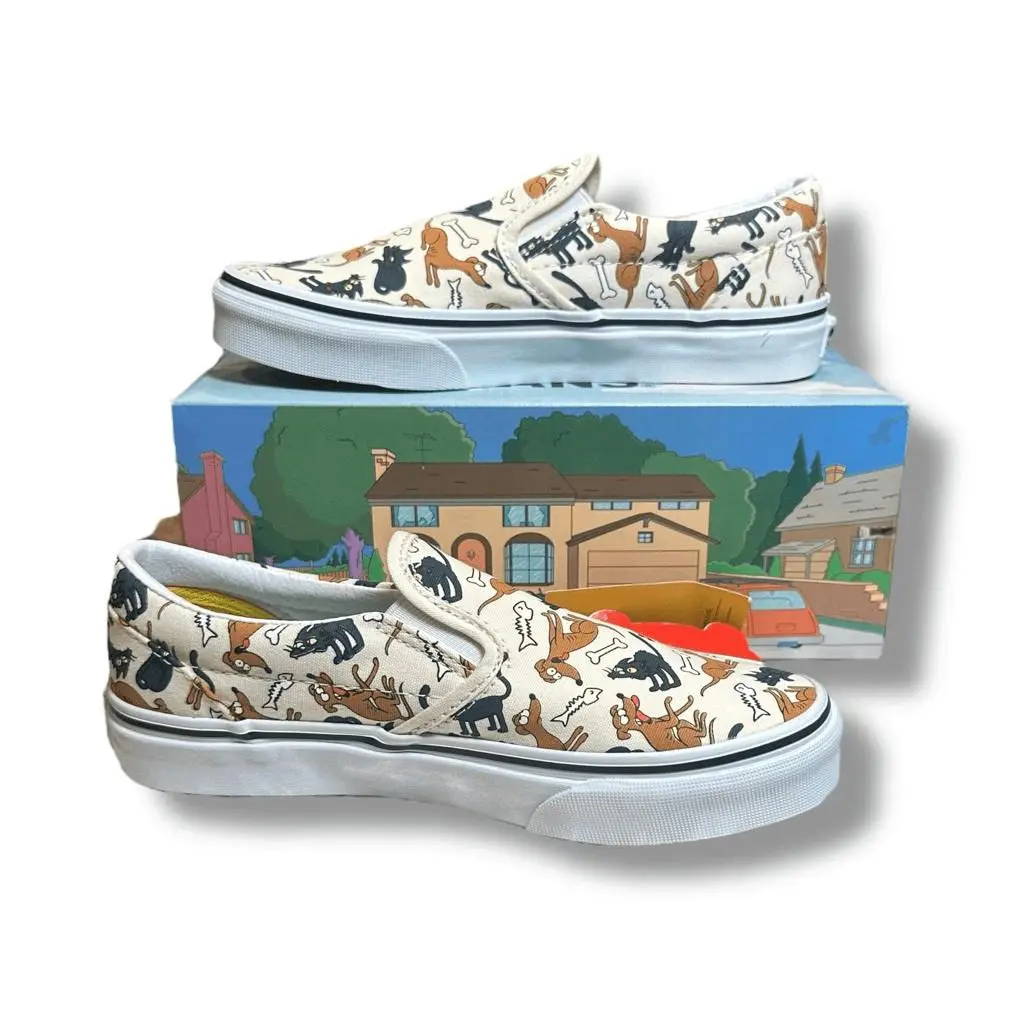 Vans shoes - Vans × Simpsons Family Pets Slip‑Ons - Multicolor, Exterior: Multicolor 6