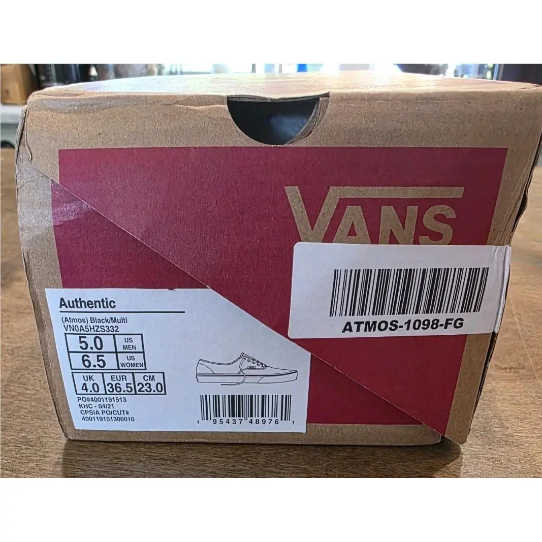 Vans shoes - VANS Authentic - Authentic - VN0A5HZS3321 - Black 8