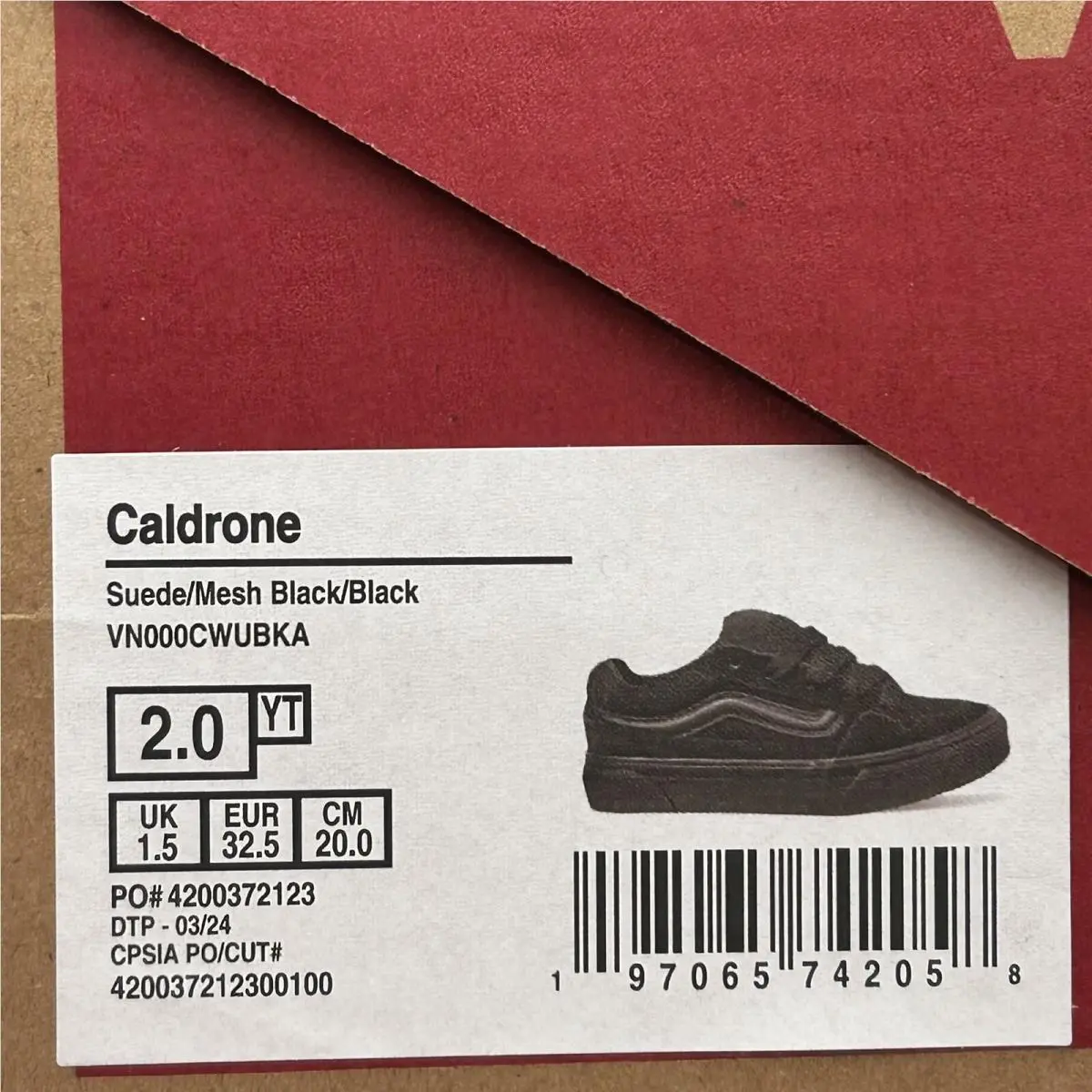 Vans shoes - VANS Caldrone - Caldrone - Black (UPC: 197065742058) 9