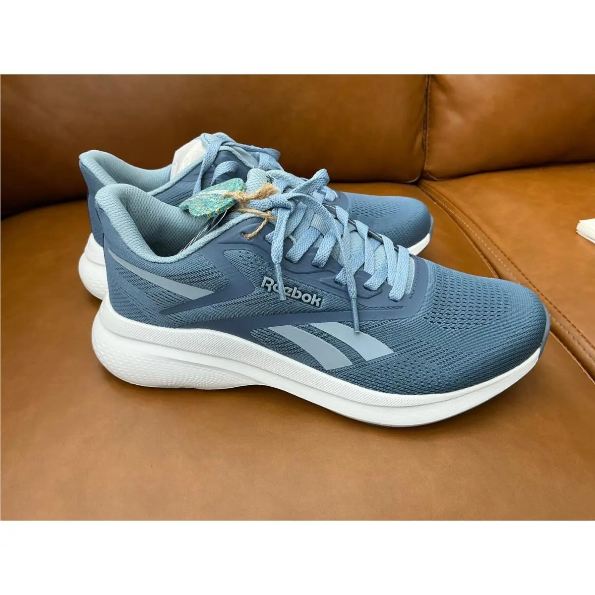 Reebok Energen Ease Running Shoes Womens 9.5 Wide Blue Athletic Sneakers