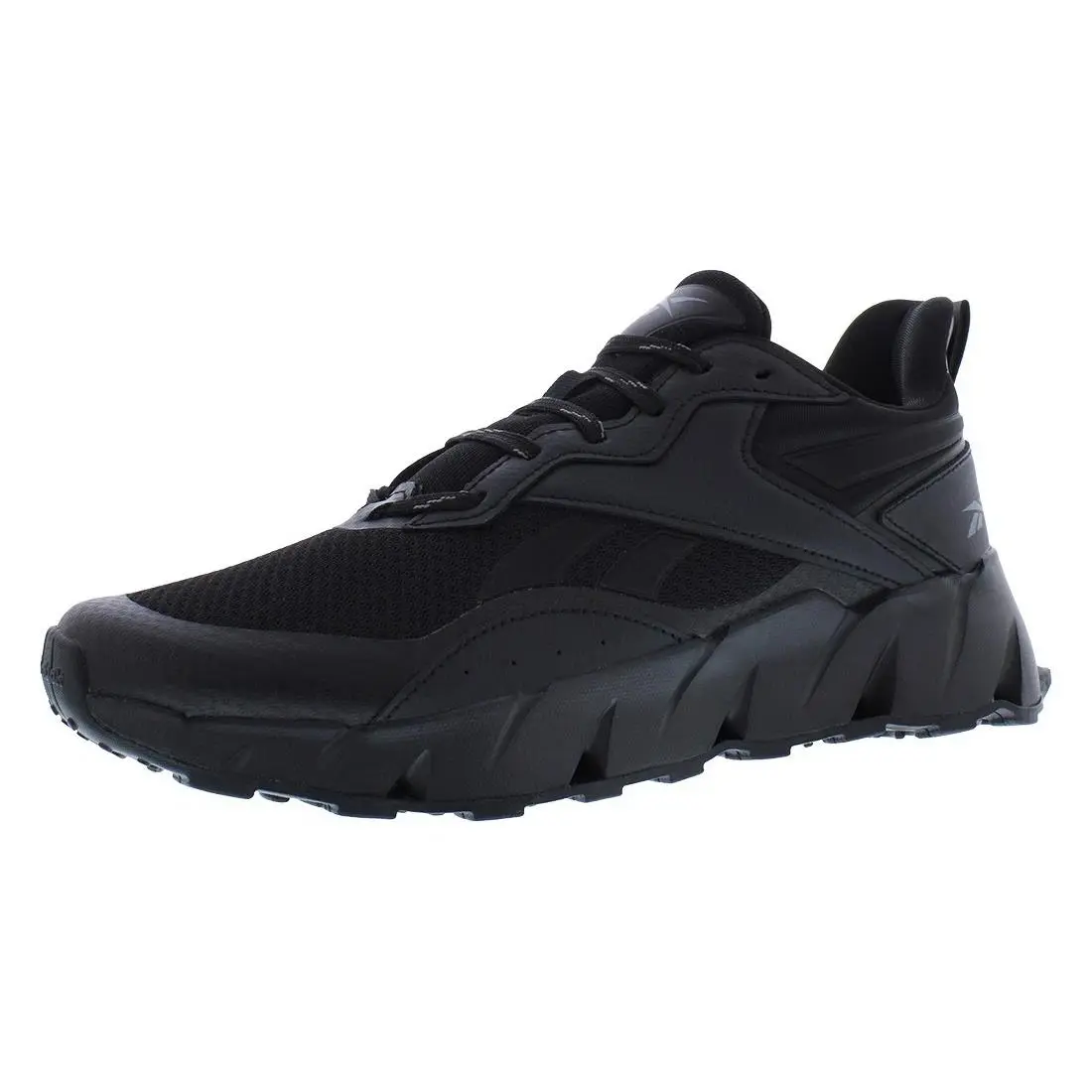 Reebok Vizome Men`s 10 Running Shoes Double Black AR30247M Zig Tech Ortholite