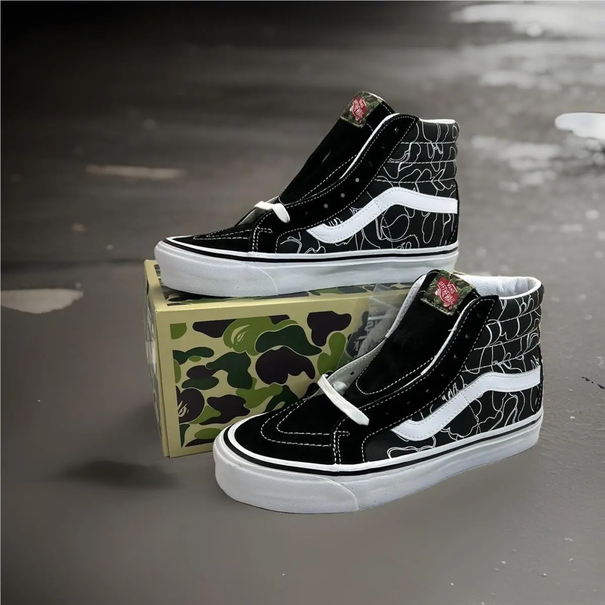 Bape X Vans SK8-Hi 38 DX Men’s SZ 7.5 Deadstock