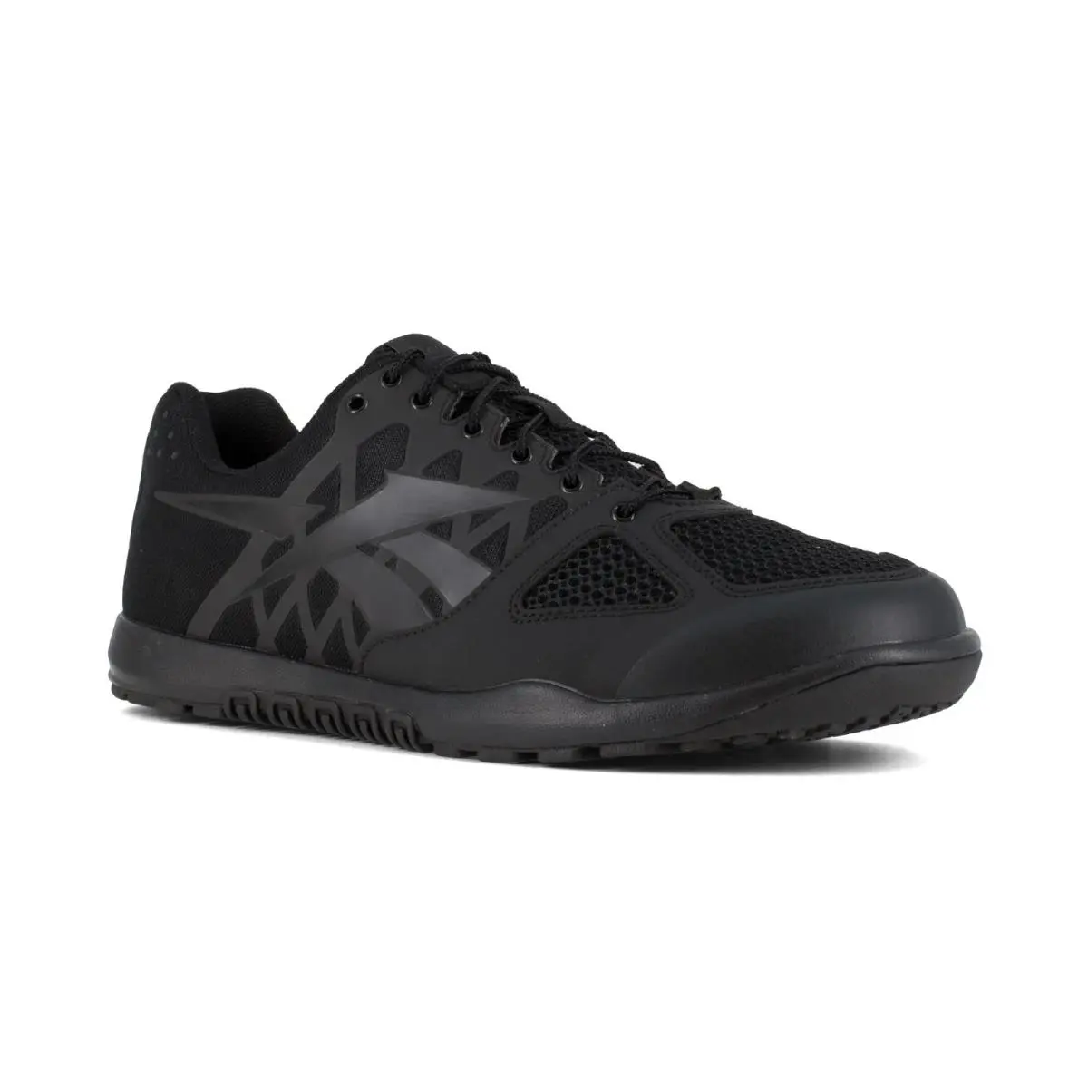 Reebok Men`s Nano Oxford Tactical Taa Compliant Soft Toe Shoe Black - 12 Medium