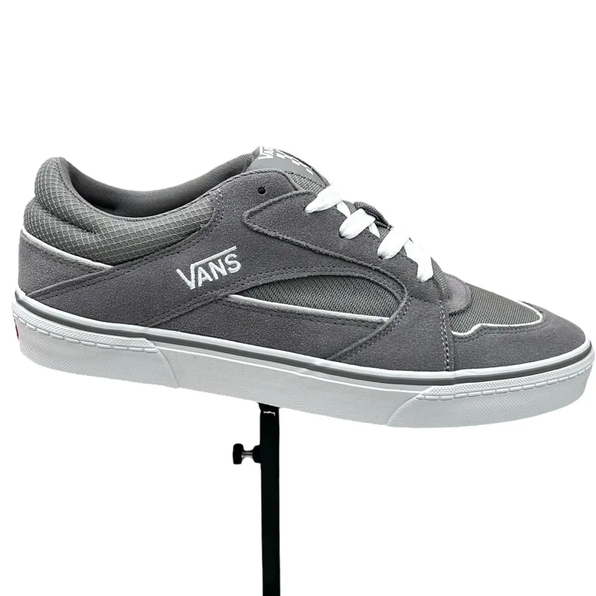Vans Men`s Colson Retro Throwback Suede Sneaker Size 10.5 Gray-white Low Top